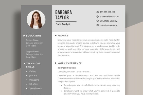 Download Professional Cv Template | Word Resume - Cv template Collection