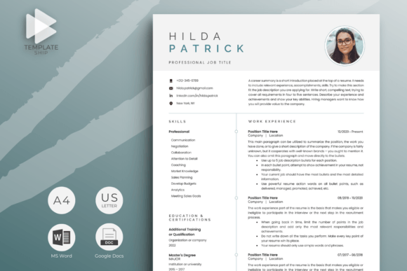 Download Resume Template with Photo - Resume template with photo Collection